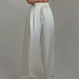 STEFANIA | High-waisted wide-leg trousers