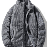 Robin™ - Foret Stribet Corduroy-Frakke