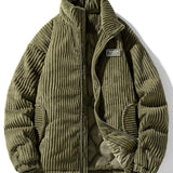 Robin™ - Foret Stribet Corduroy-Frakke